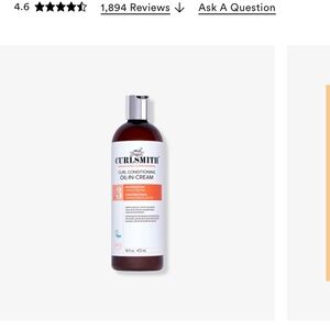 Curlsmith Curl Conditioning Oil-in-Cream NEW